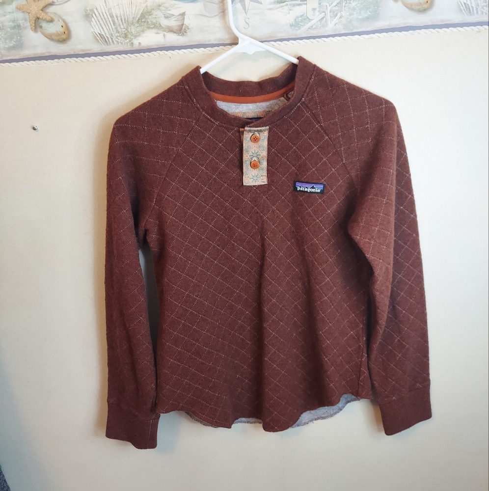 Patagonia Brown Crew Neck Sweater